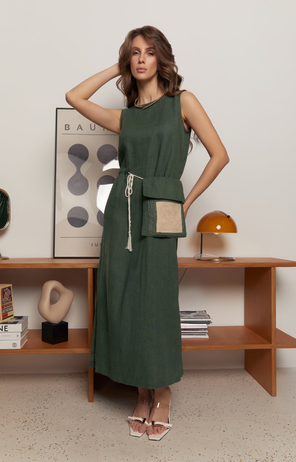 Платье КАРЭ 03573АА зеленый
