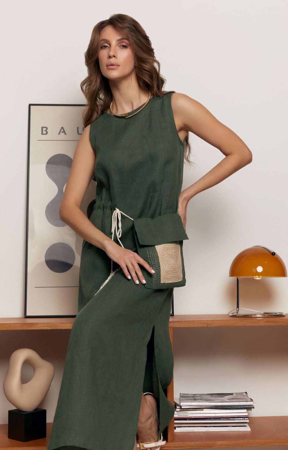 Платье КАРЭ 03573АА зеленый