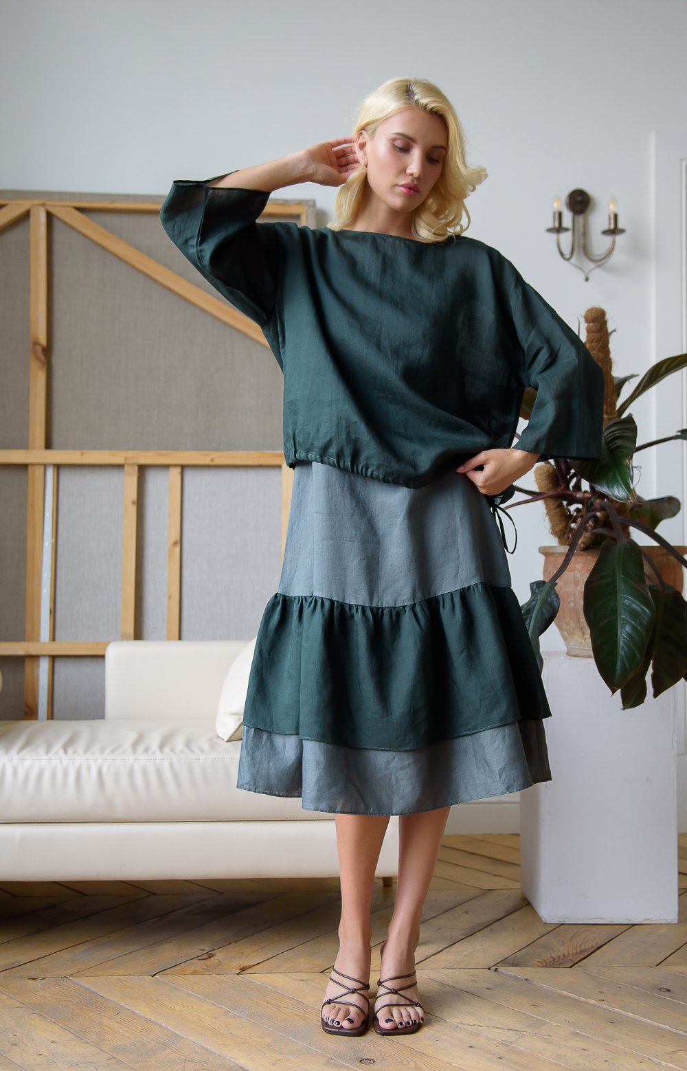 Комплект АЛАЙЯ 03598AA темно-зеленый