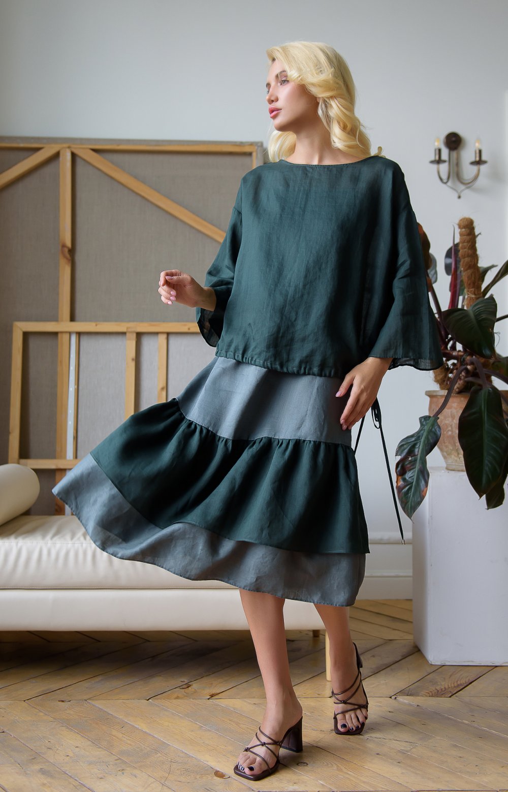 Комплект АЛАЙЯ 03598AA темно-зеленый