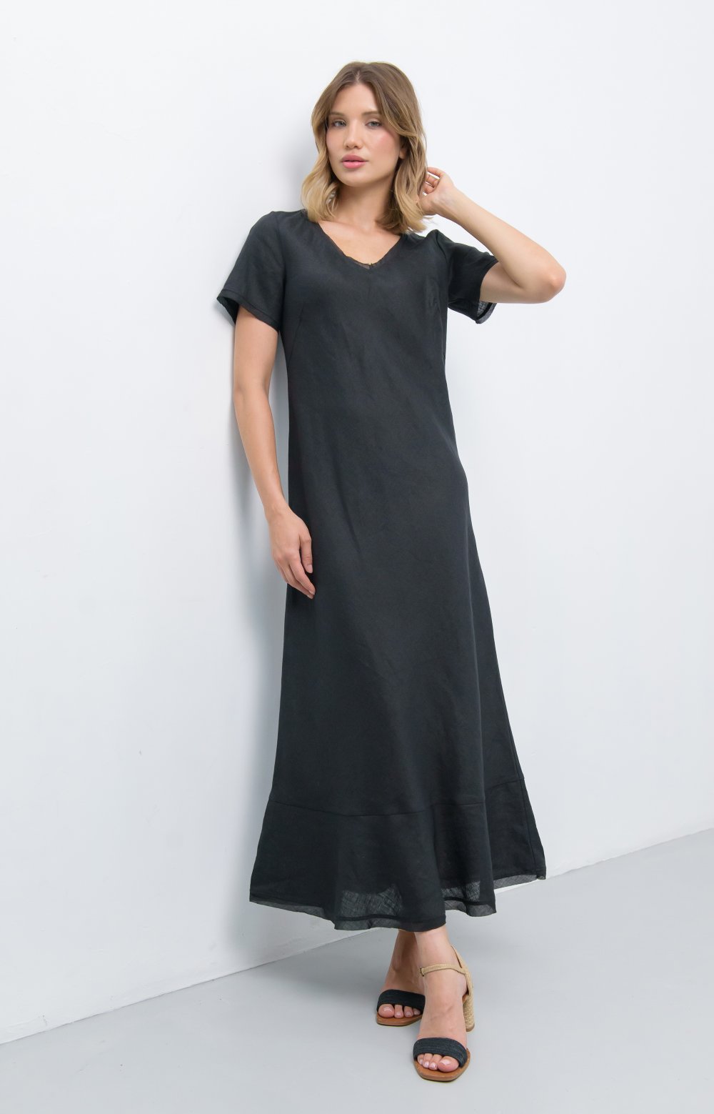 Платье БАЗИК 03522С чёрный