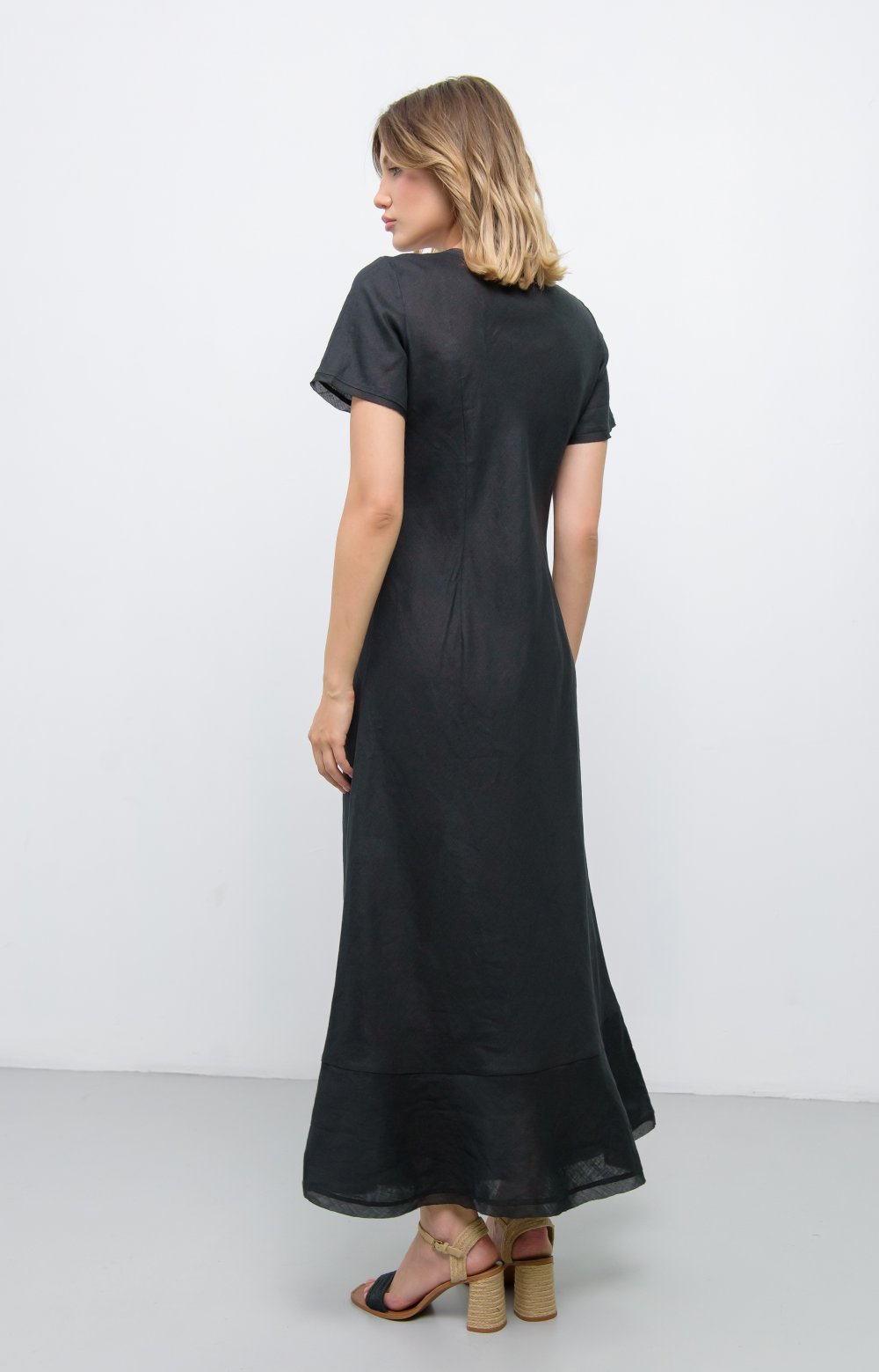 Платье БАЗИК 03522С чёрный