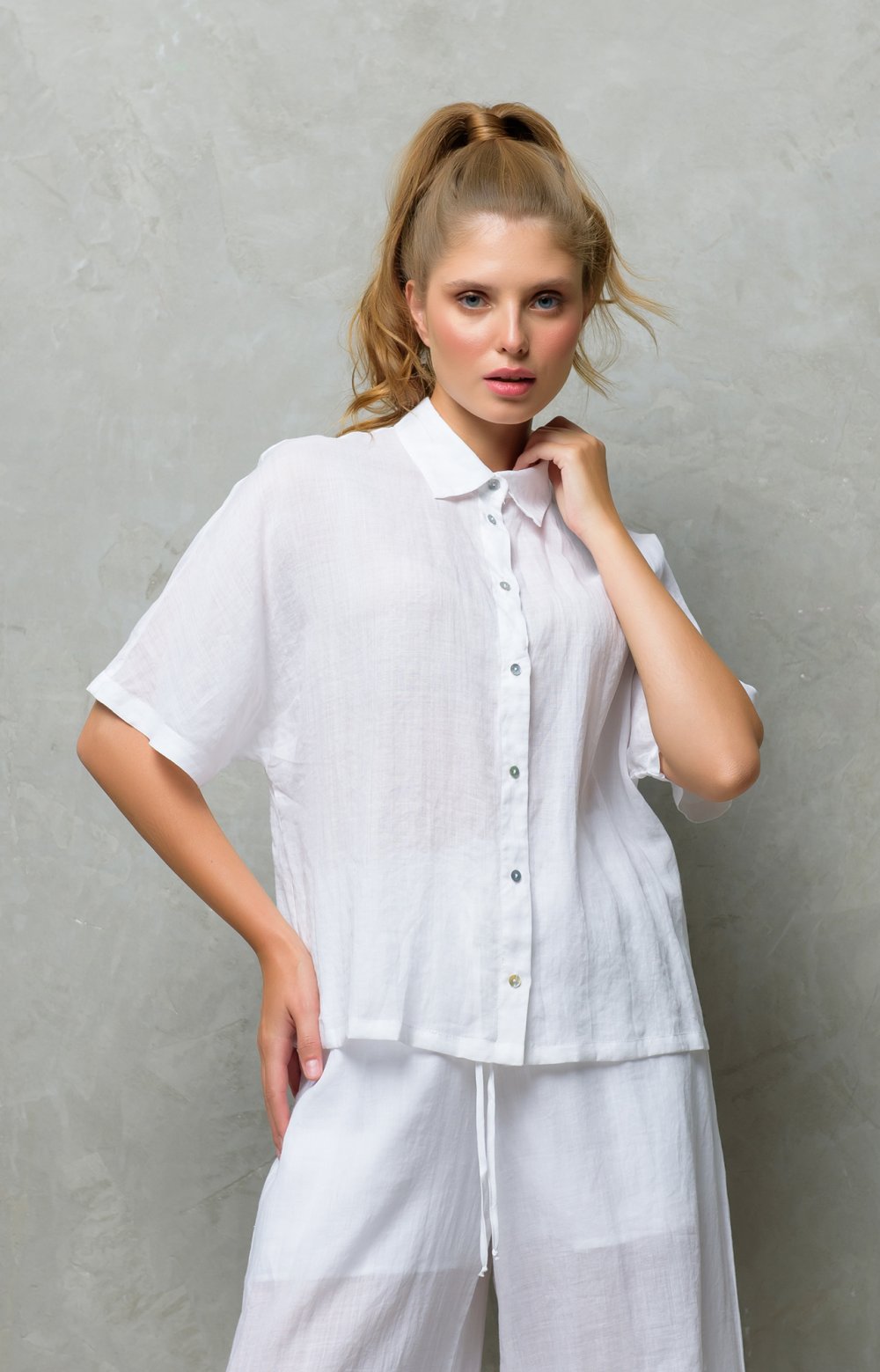 Блузка ЖЕРАР 05176Y белый