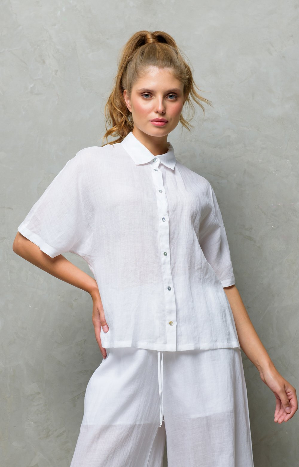 Блузка ЖЕРАР 05176Y белый