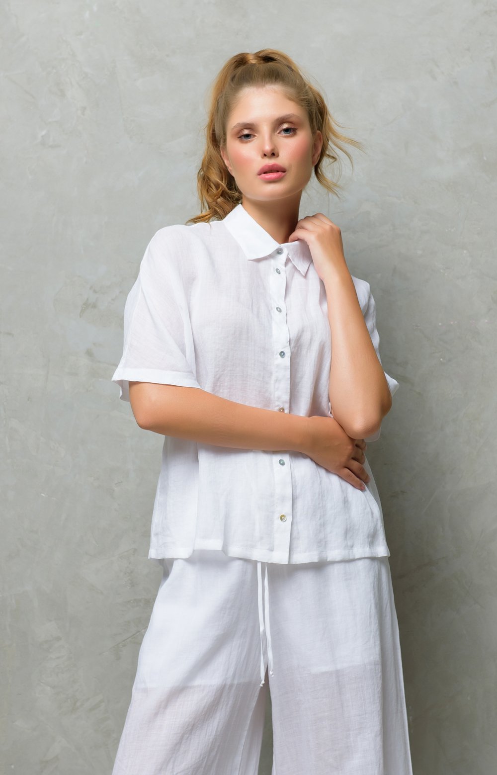 Блузка ЖЕРАР 05176Y белый