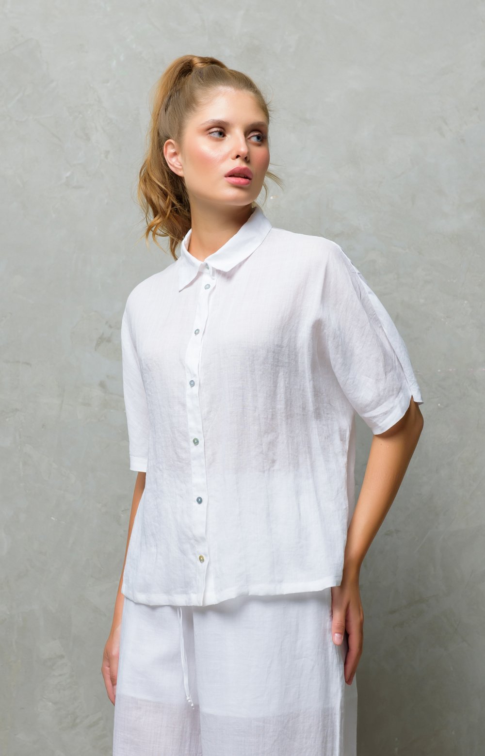 Блузка ЖЕРАР 05176Y белый