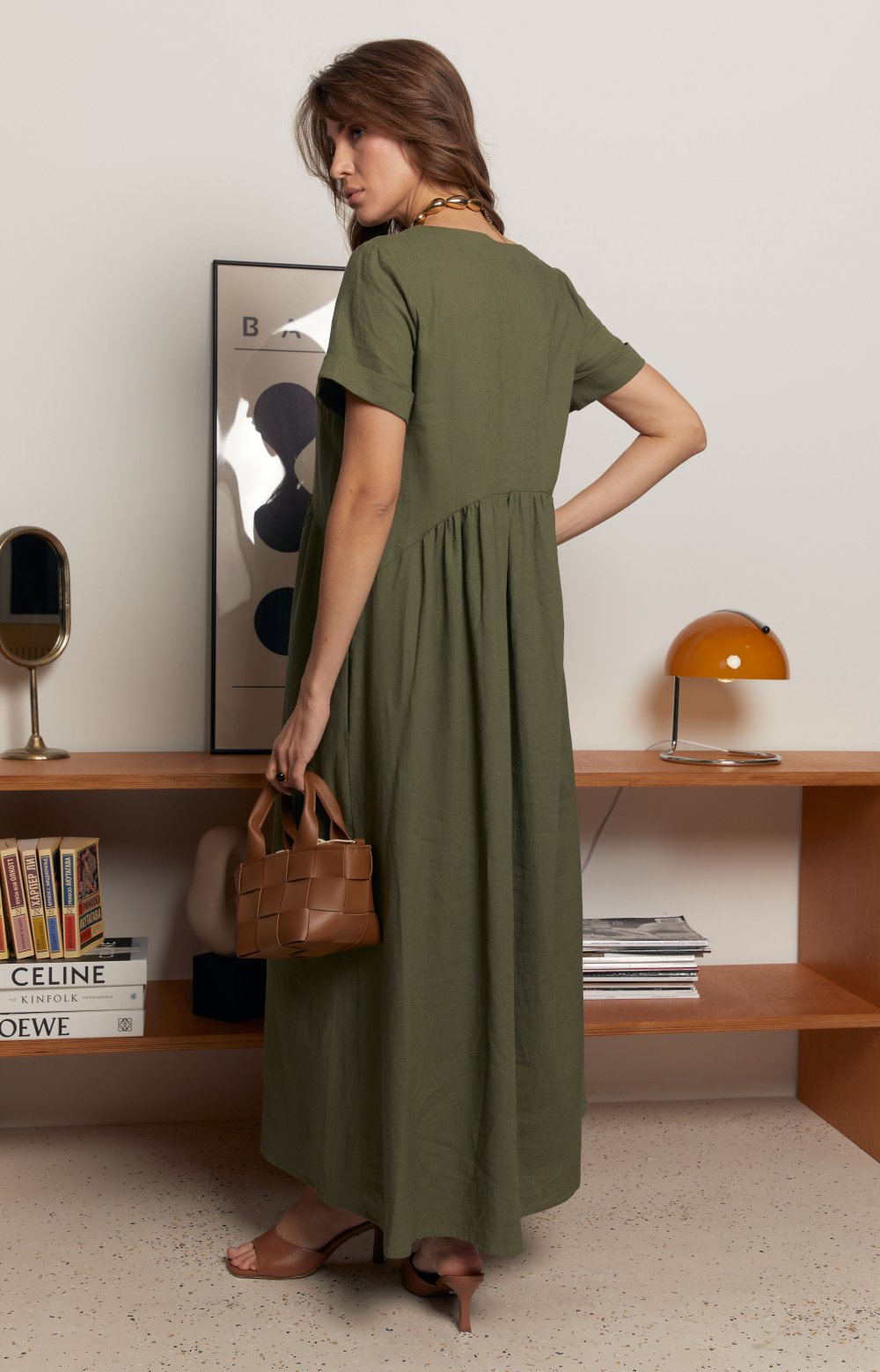 Платье ХЕЙДИ 03754Y тёмный хаки