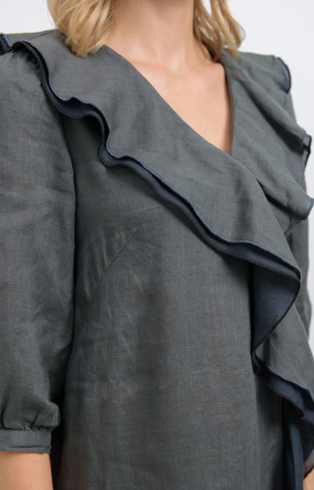 Платье ДАЯНА 03026Q серый