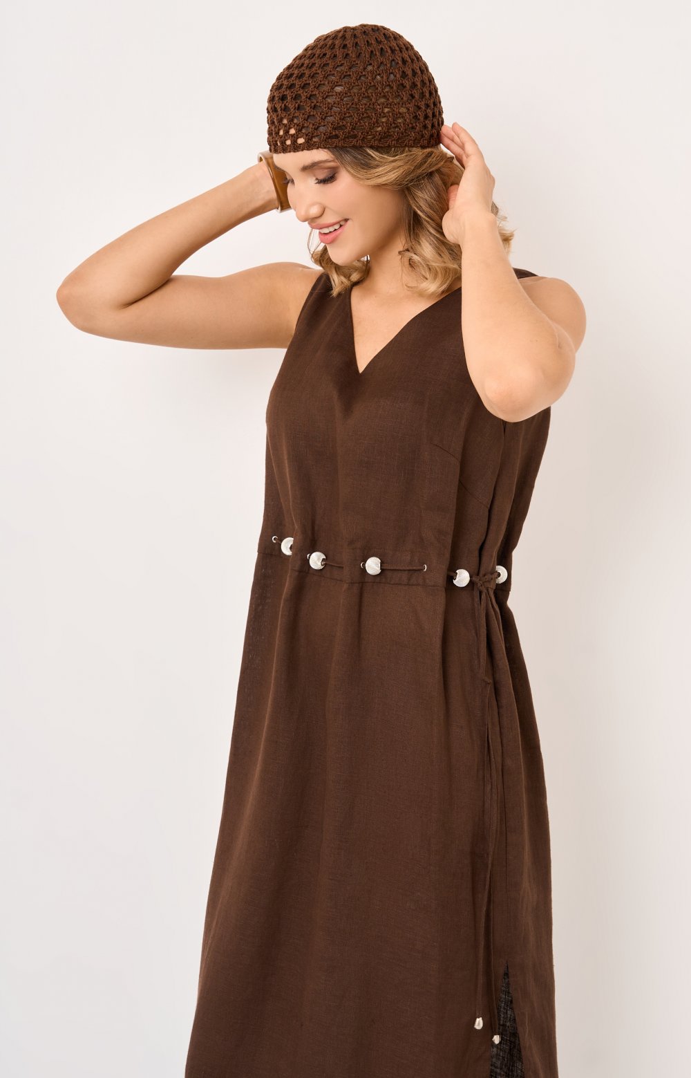 Платье МИШЕЛЬ 03406AA коричневый