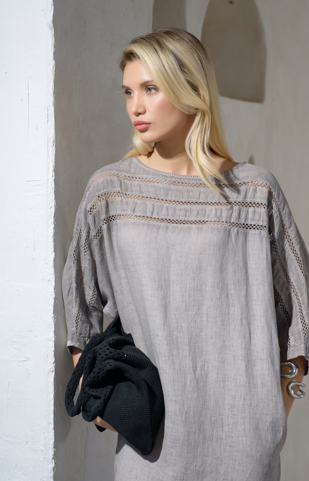 Платье АГАТА 03405АА серый