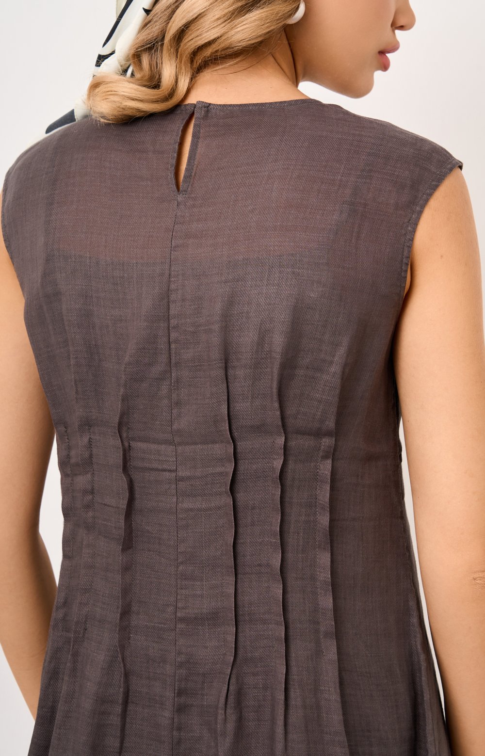 Платье АУРА 03538С серый