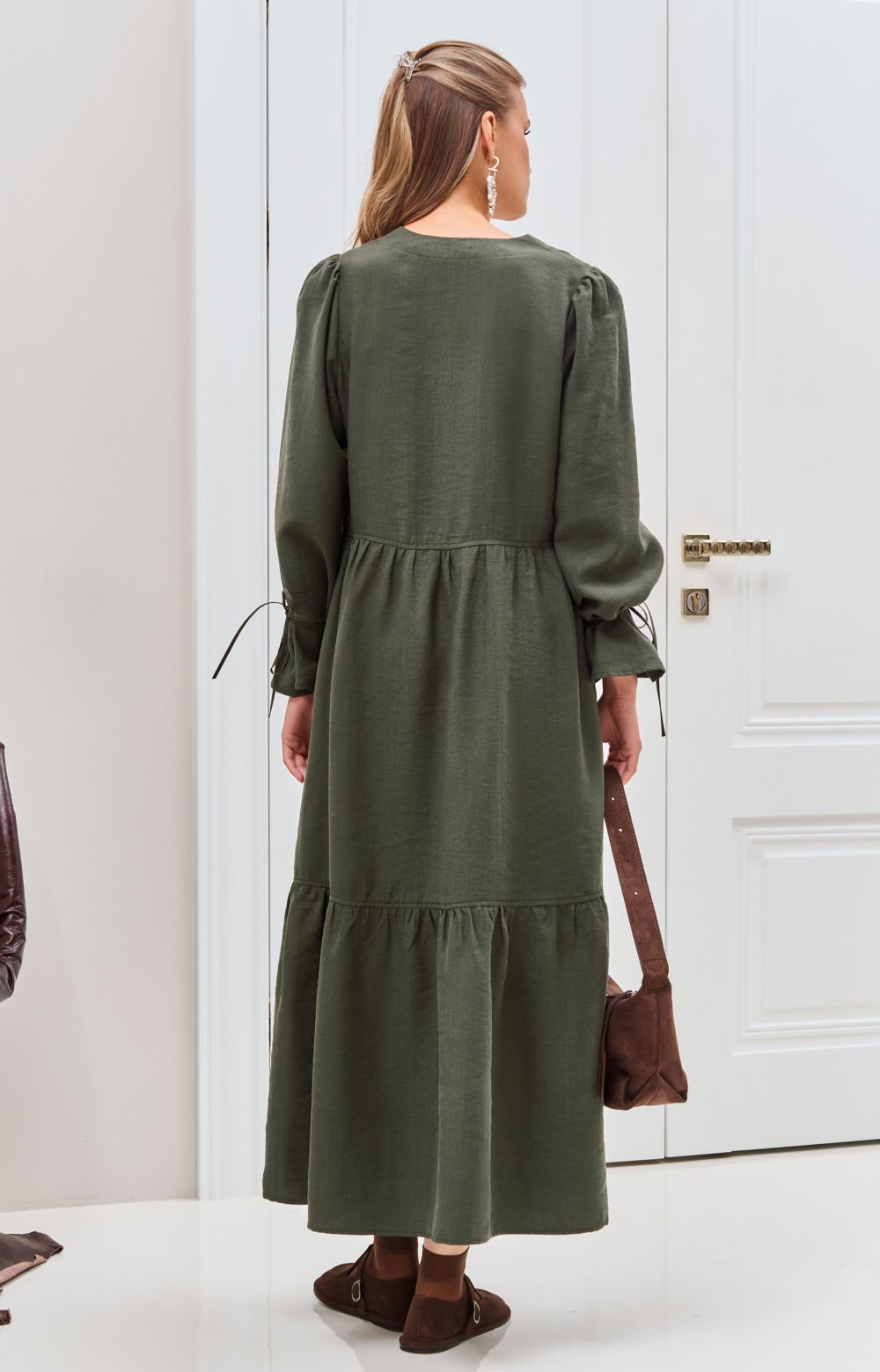 Платье САТИ 03480ВВ хаки