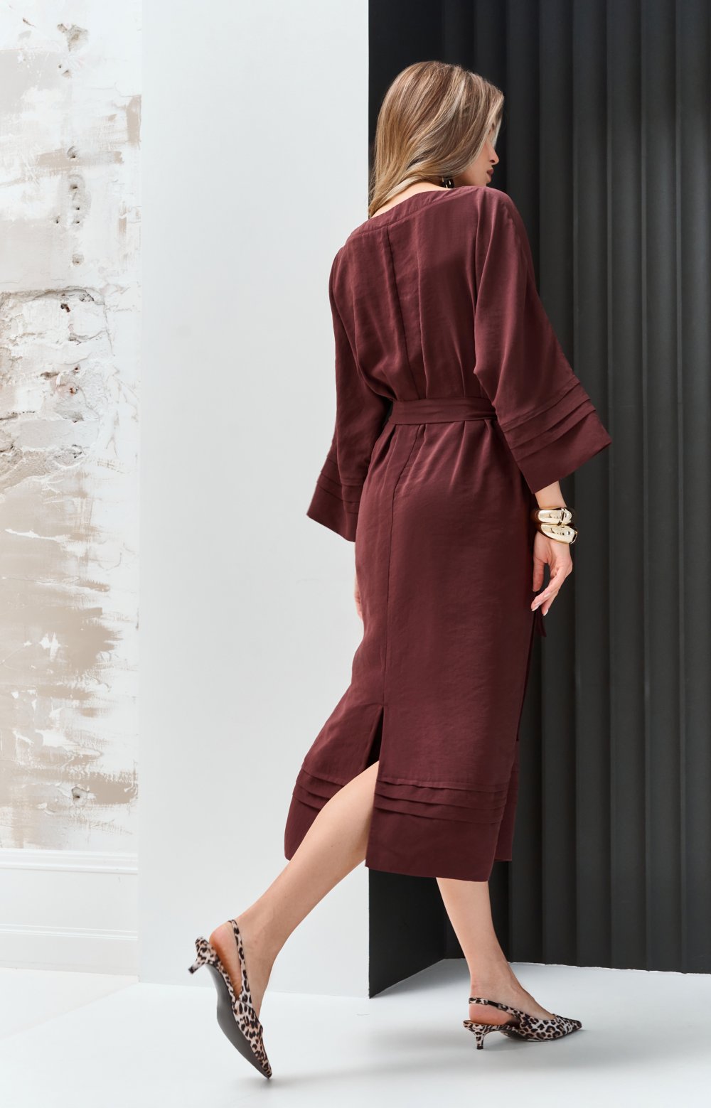 Платье АЛЬБИНИ 03445ВВ бордовый