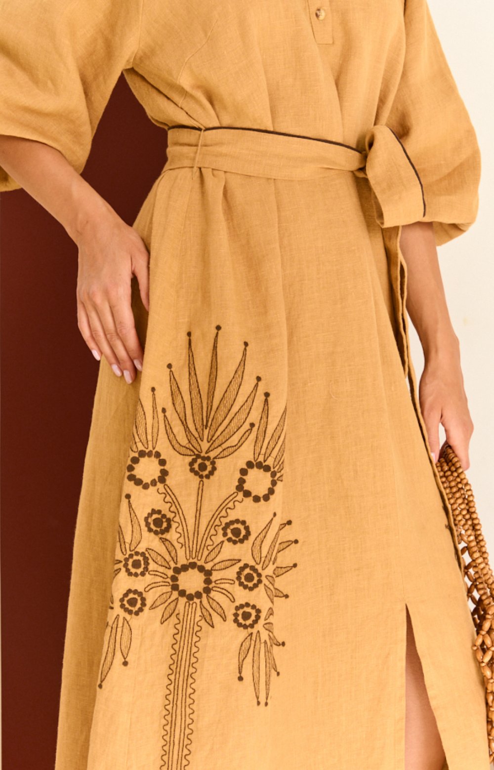 Платье ФИОНА 03561С коричневый