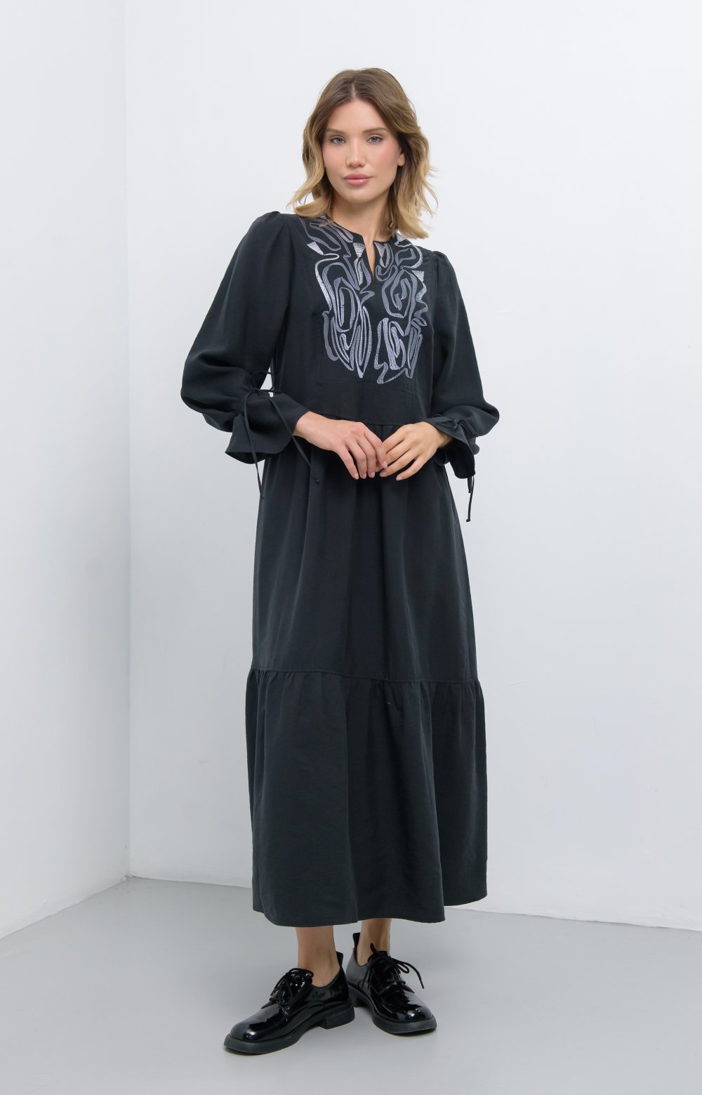 Платье САТИ 03480ВВ чёрный