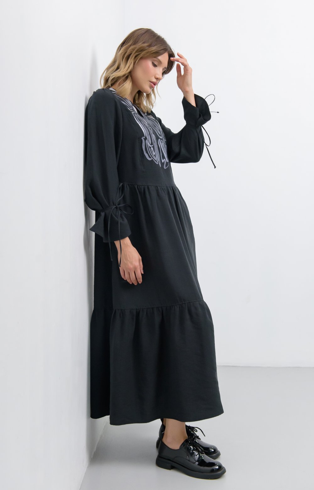 Платье САТИ 03480ВВ чёрный