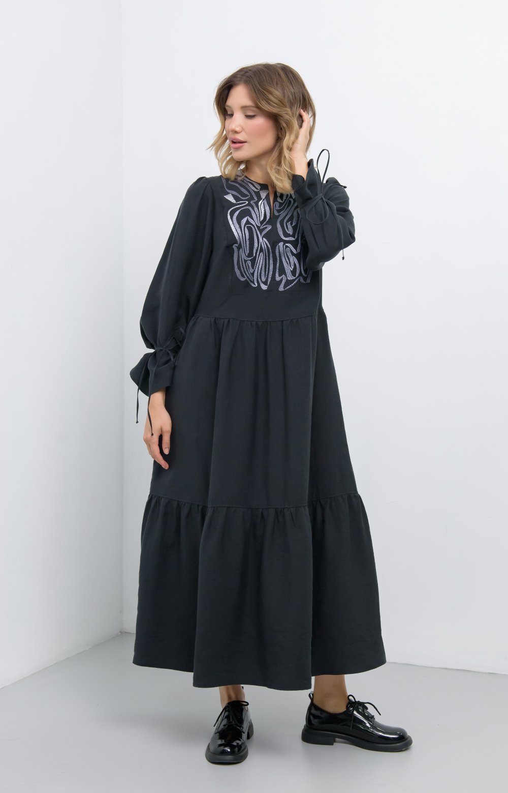 Платье САТИ 03480ВВ чёрный