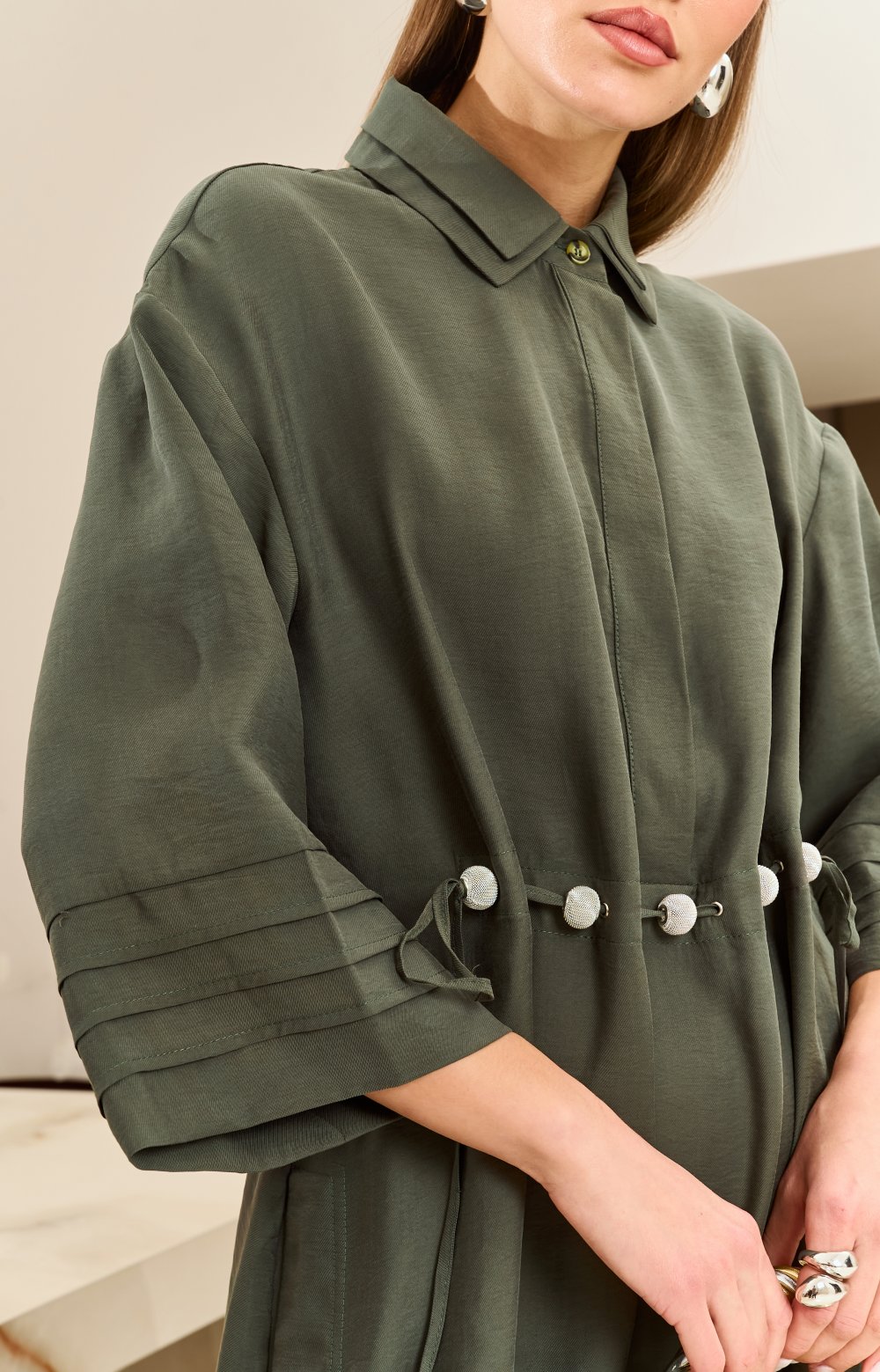 Платье ЭЛИСОН 03454ВВ хаки