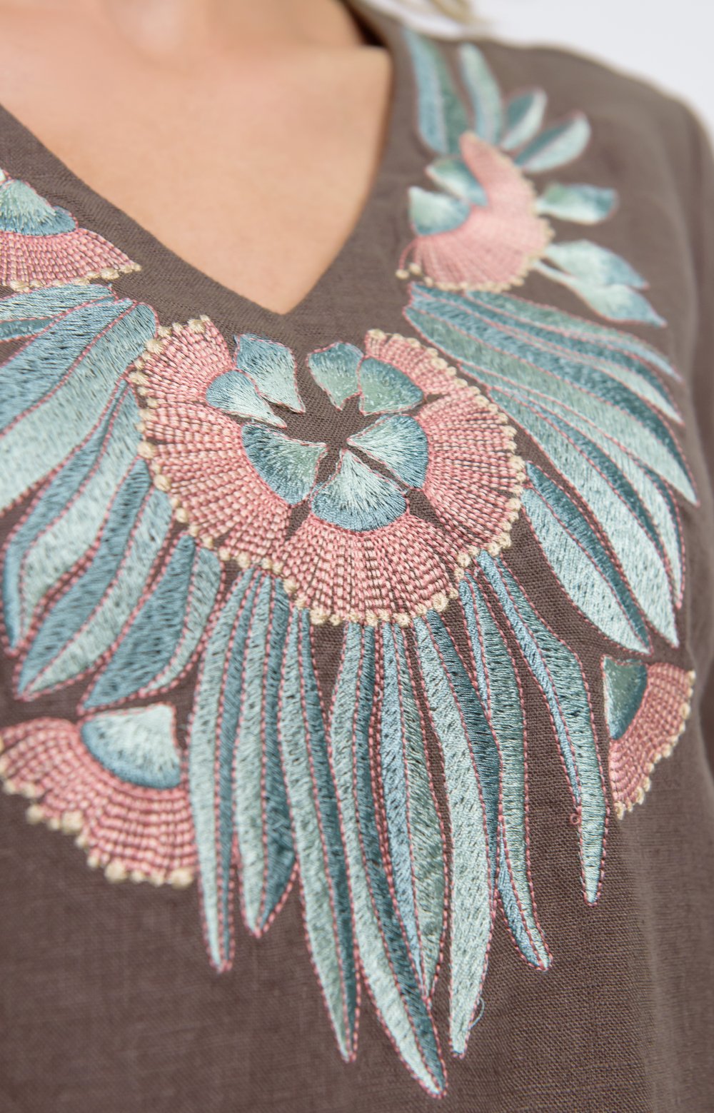 Платье ВИЕРА 03511С коричневый