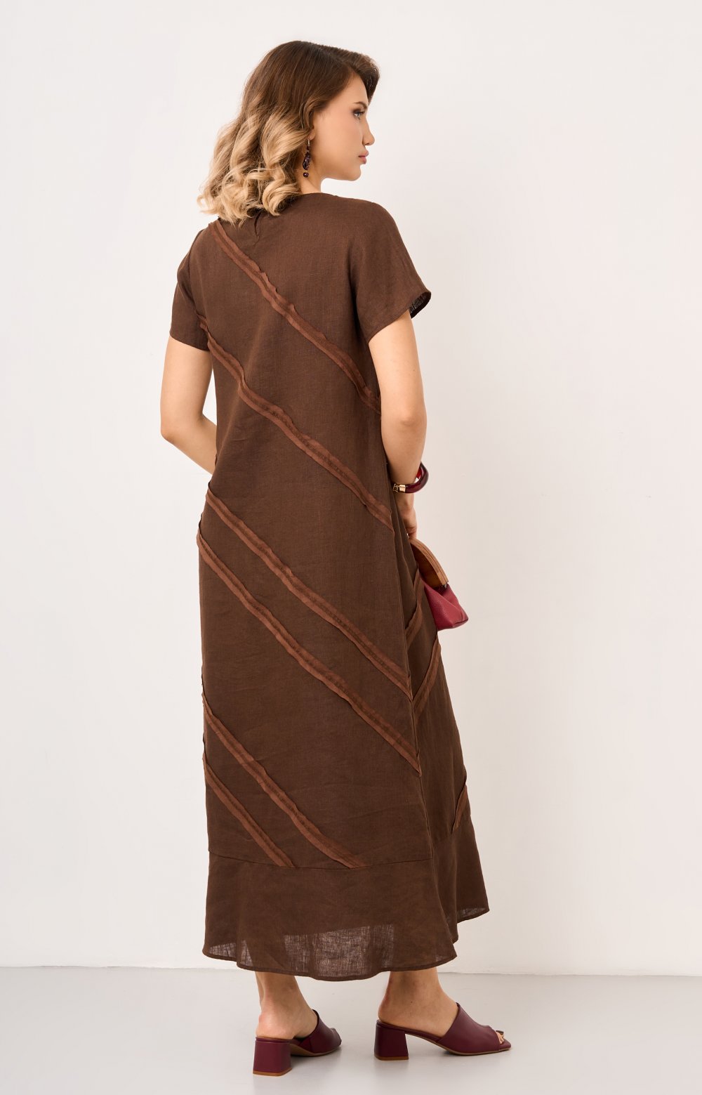 Платье СИЯ 03597AA коричневый