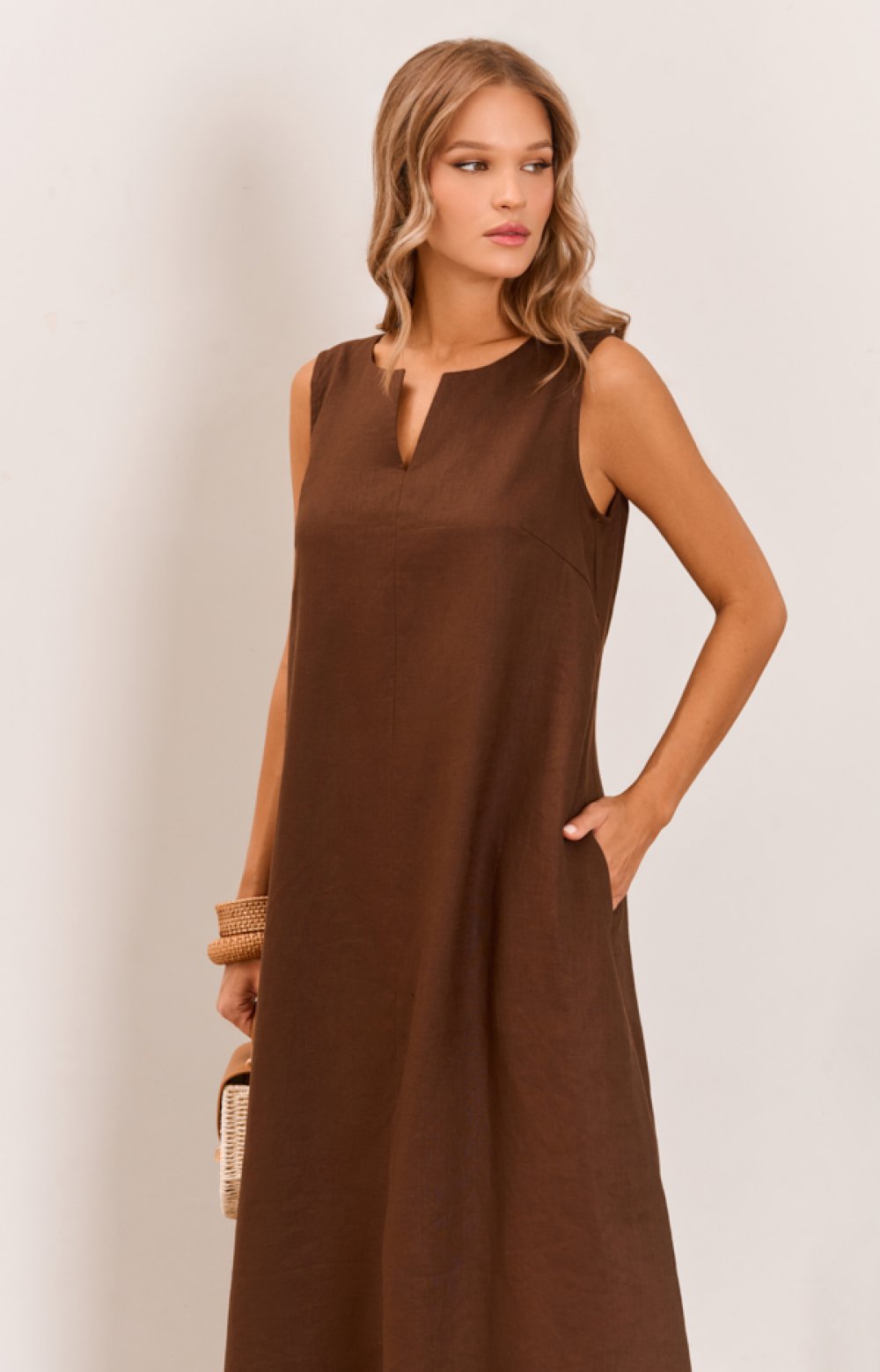 Платье БОГЕМИЯ 03411C коричневый