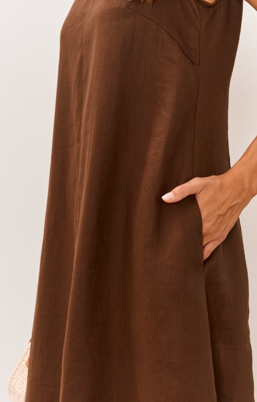 Платье БОГЕМИЯ 03411C коричневый