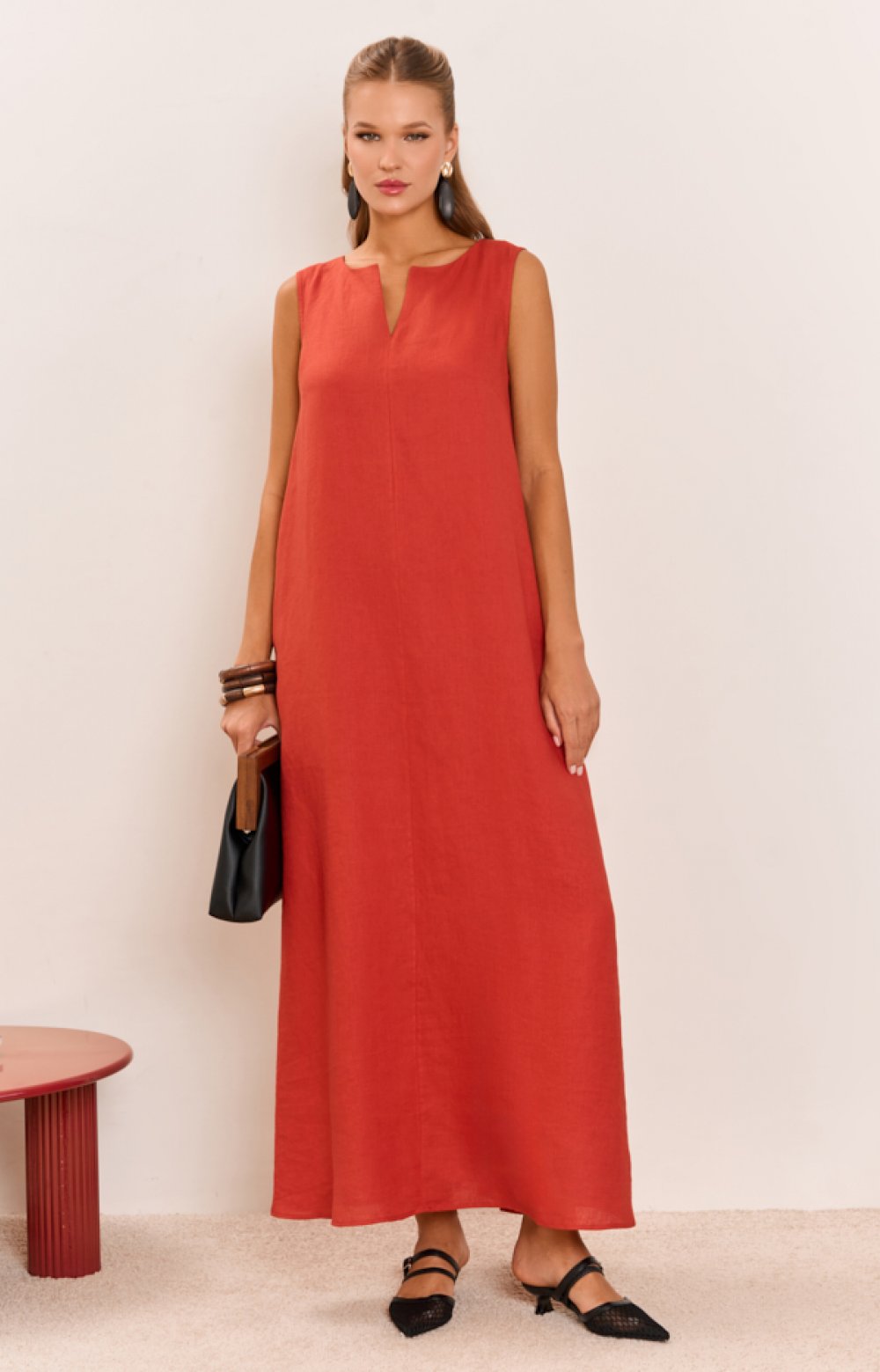 Платье БОГЕМИЯ 03411C терракотовый