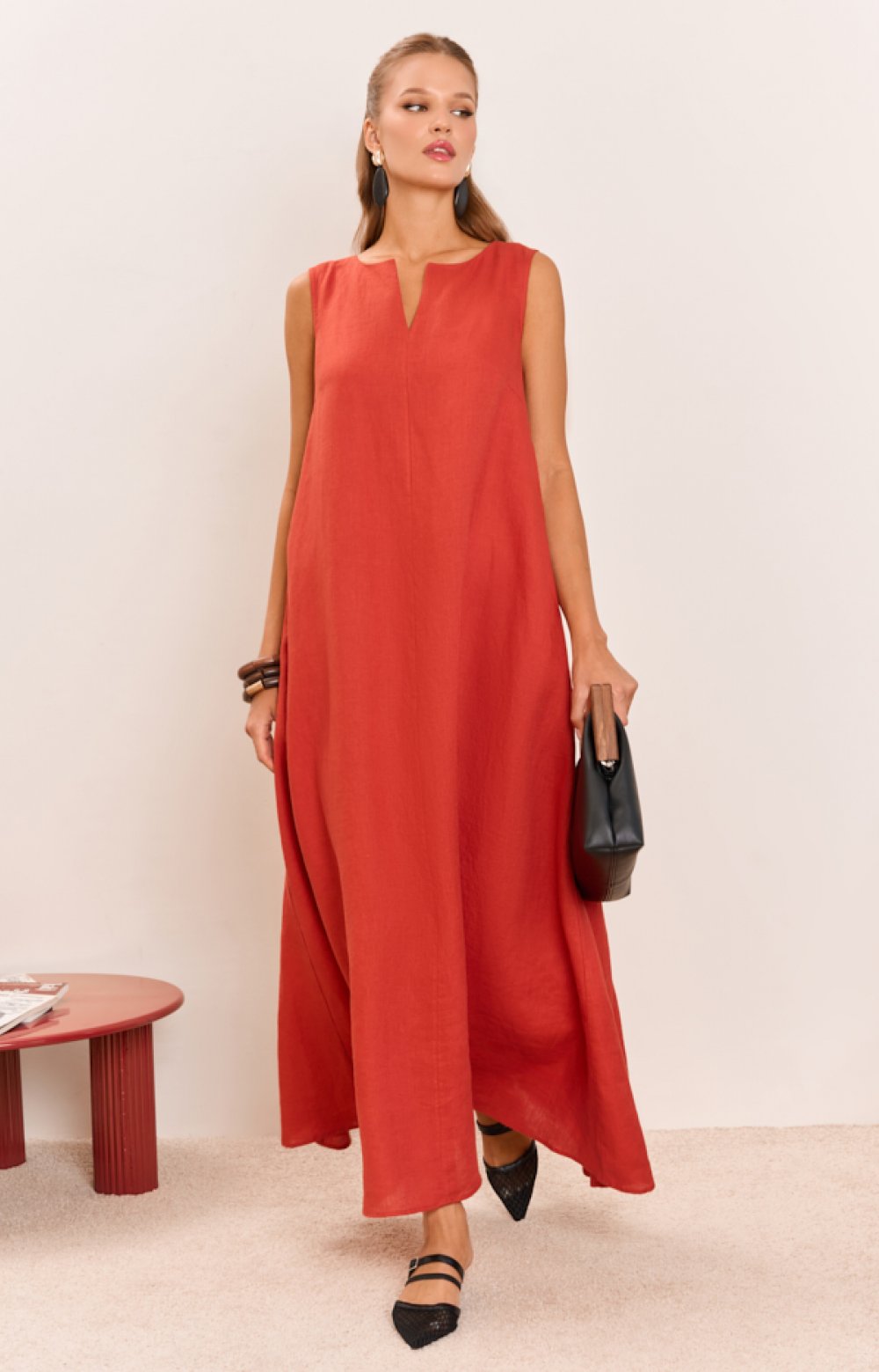 Платье БОГЕМИЯ 03411C терракотовый