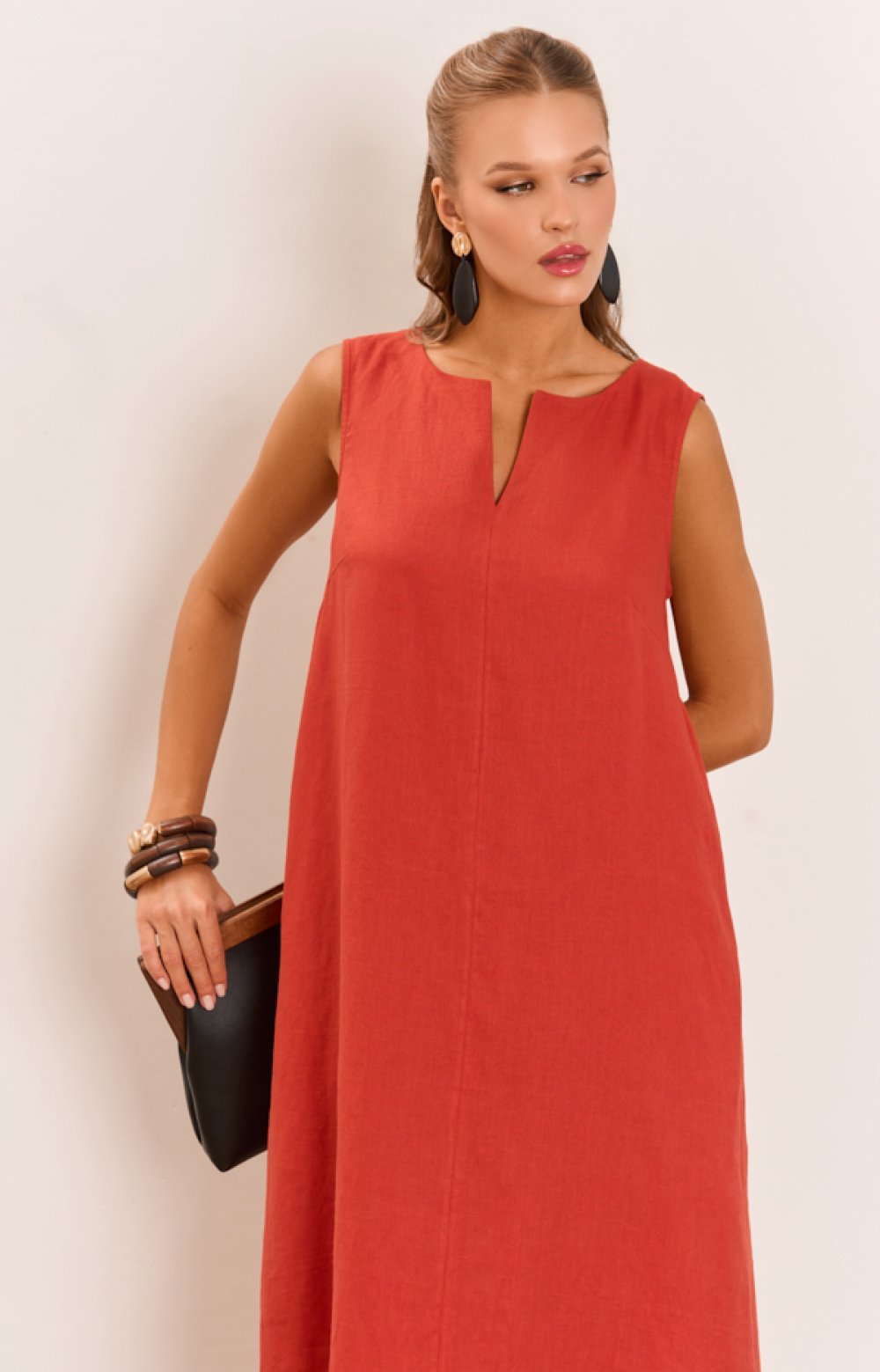 Платье БОГЕМИЯ 03411C терракотовый