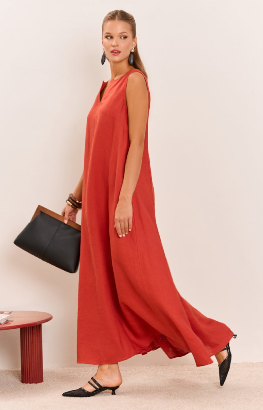 Платье БОГЕМИЯ 03411C терракотовый