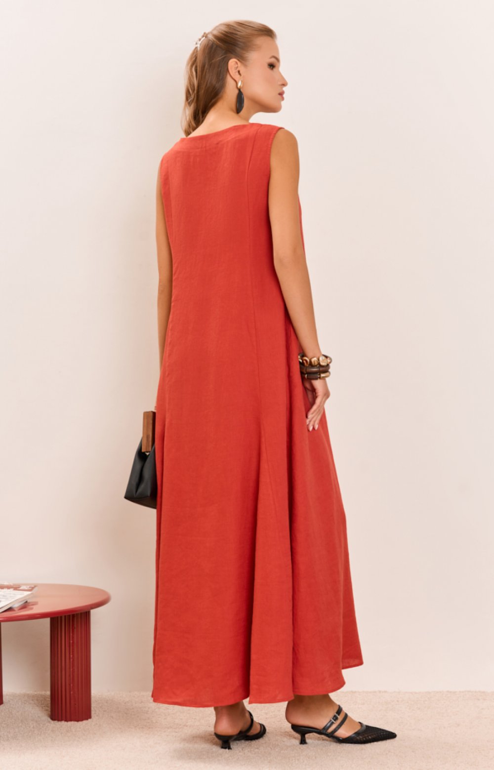 Платье БОГЕМИЯ 03411C терракотовый