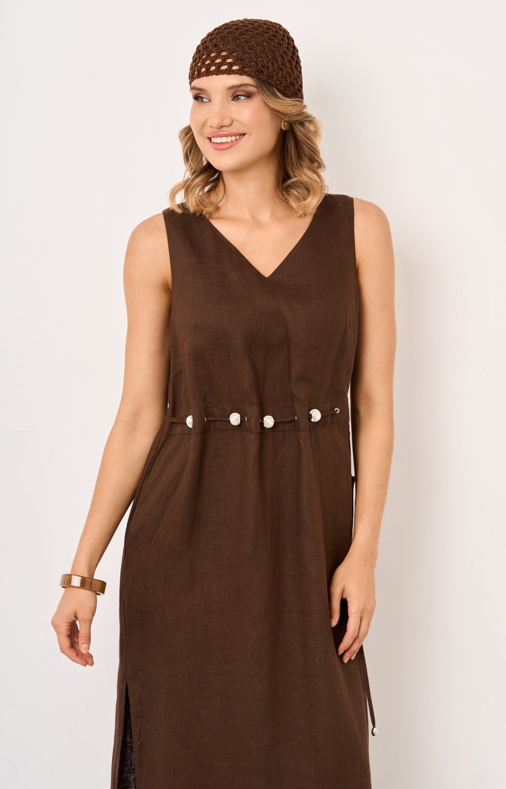 Платье МИШЕЛЬ 03406AA коричневый