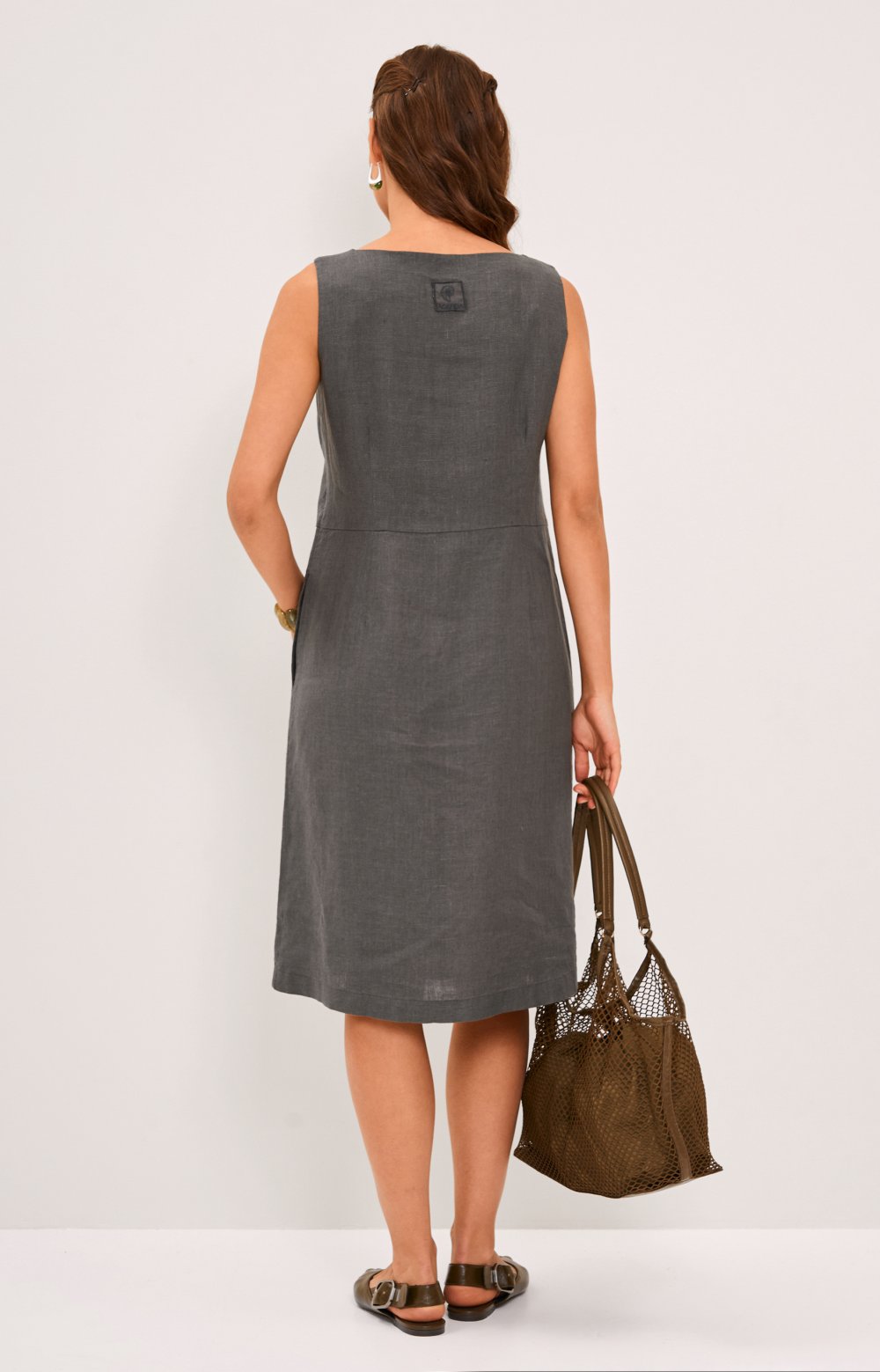 Платье МИРАЖ 03504С серый