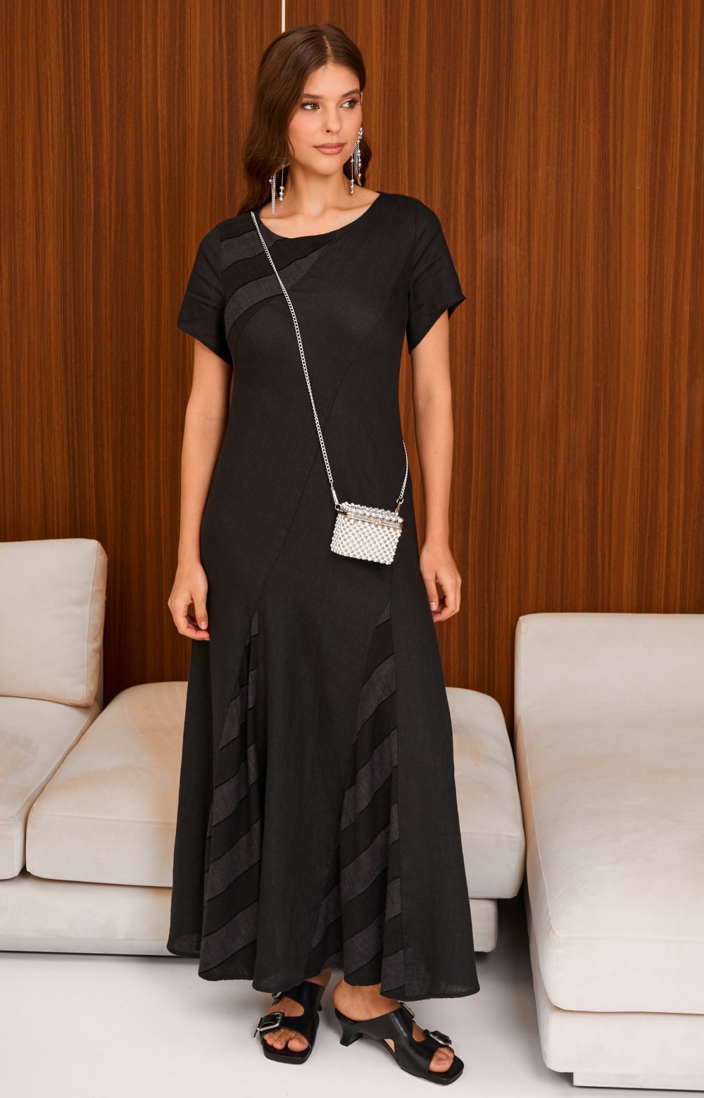 Платье ЛОИС 03586С черный