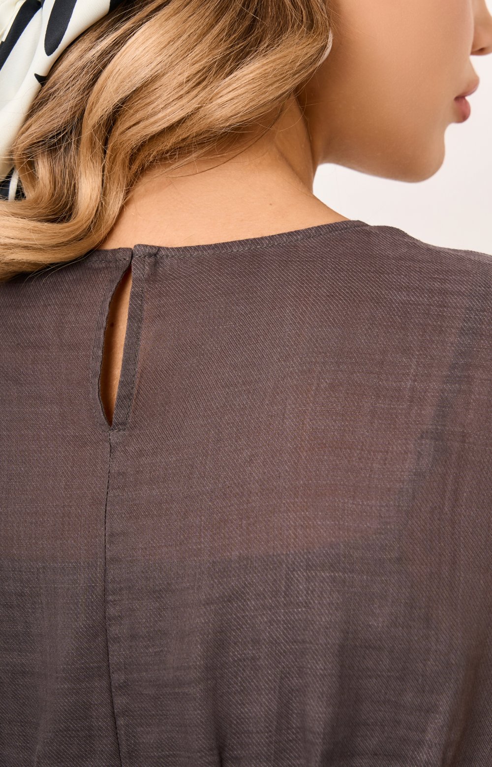 Платье АУРА 03538С серый