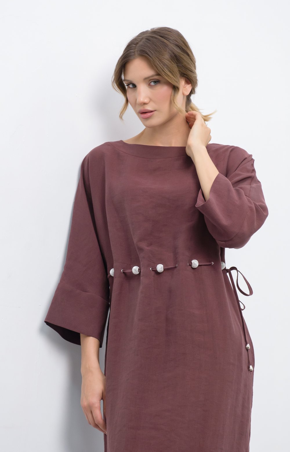 Платье ЛИЛУ 03476ВВ бордовый