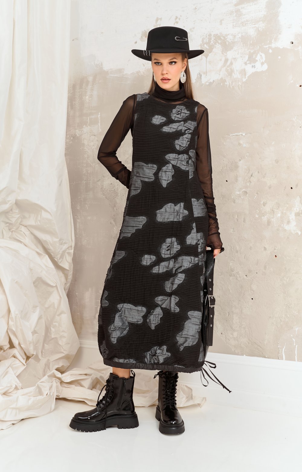 Платье КЭМЕРОН 03478ВВ черный