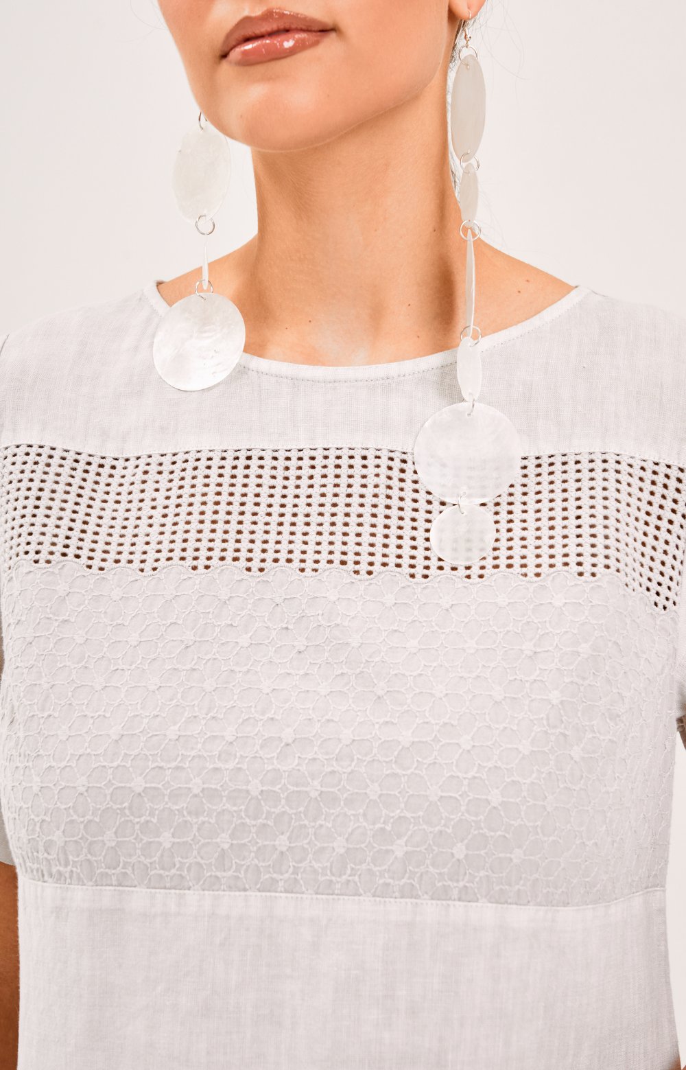 Платье МИЛА 03600С серый