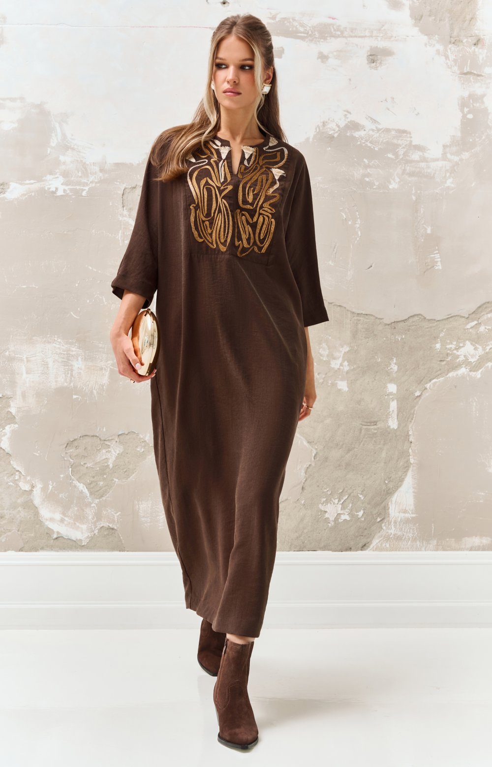 Платье ФЛОРИДА 03492ВВ коричневый