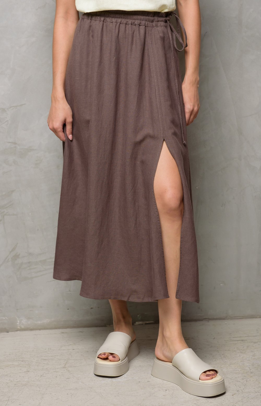 Юбка ВЕРОНИКА 07166Y коричневый 