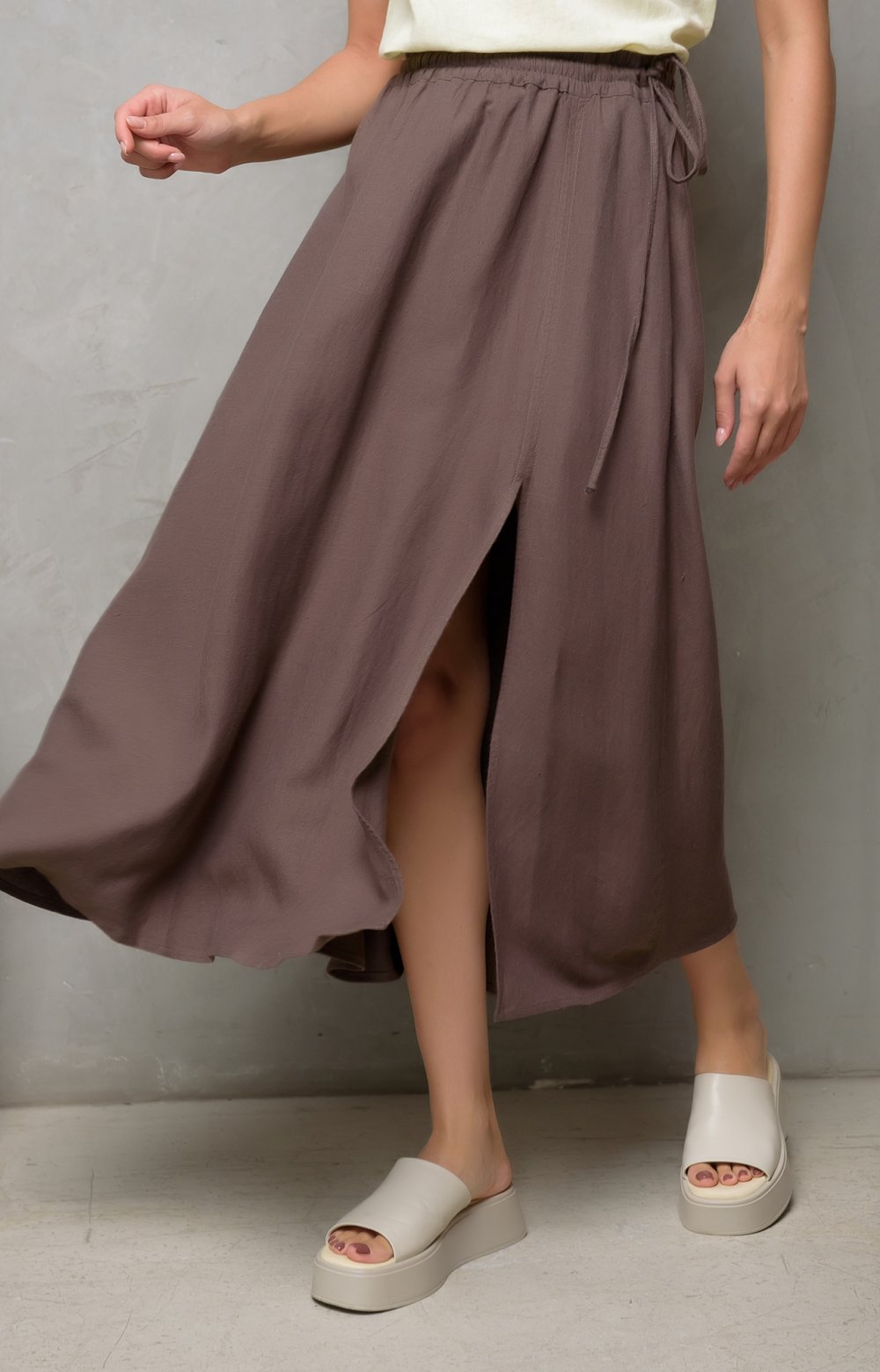 Юбка ВЕРОНИКА 07166Y коричневый 