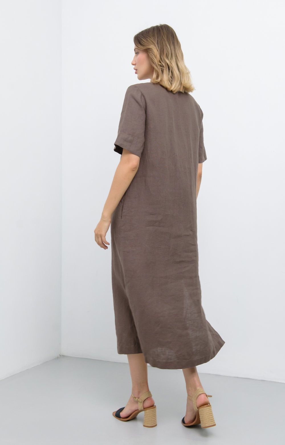 Платье ВИЕРА 03511С коричневый