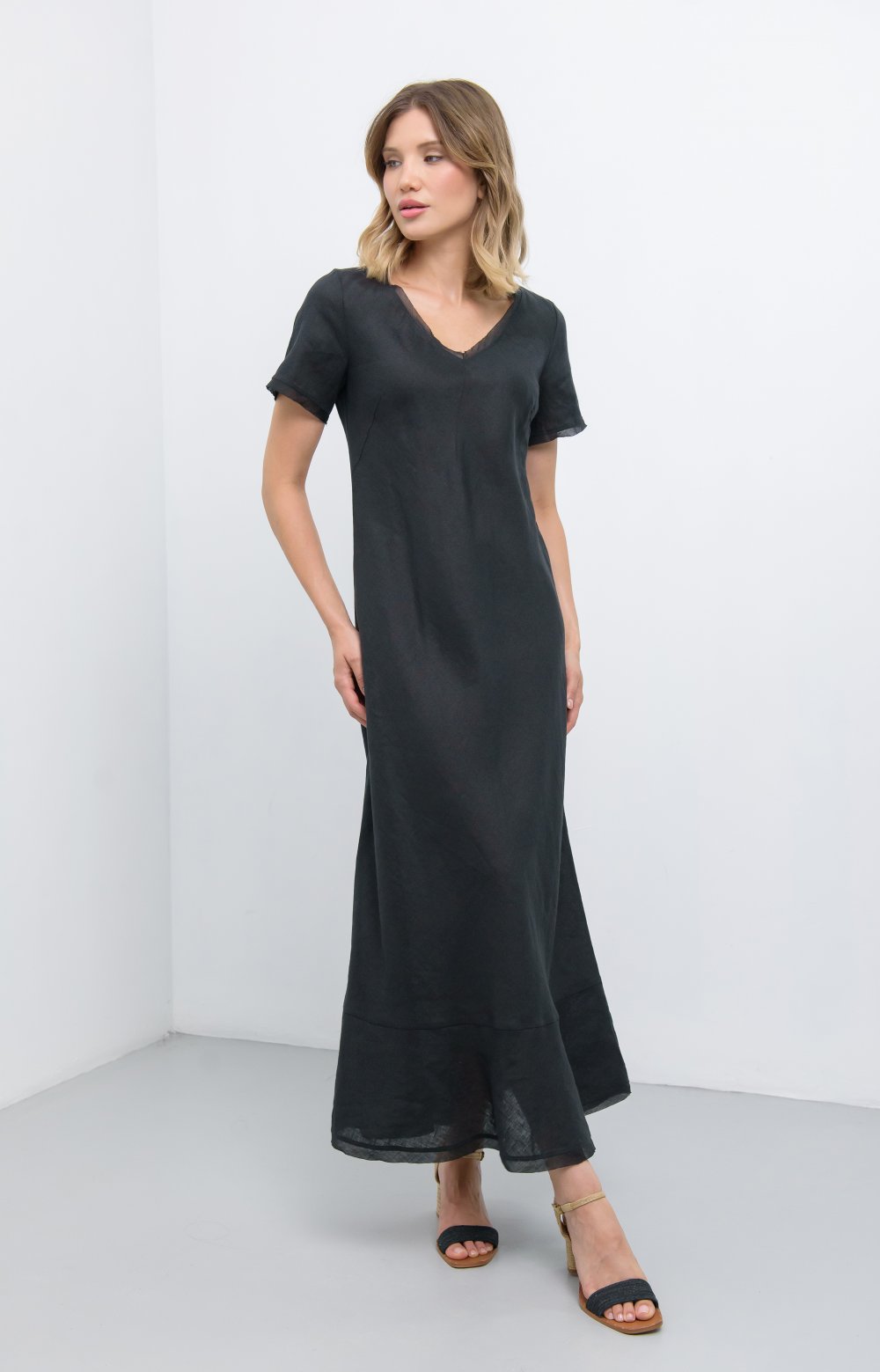 Платье БАЗИК 03522С чёрный