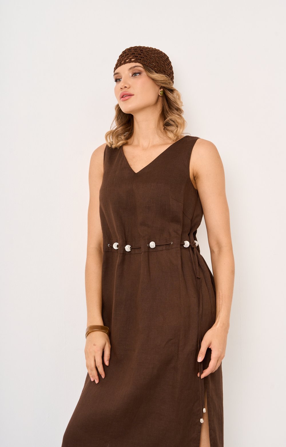 Платье МИШЕЛЬ 03406AA коричневый