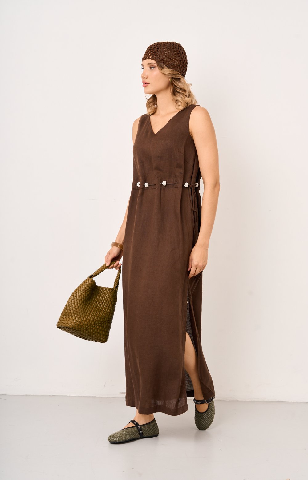 Платье МИШЕЛЬ 03406AA коричневый