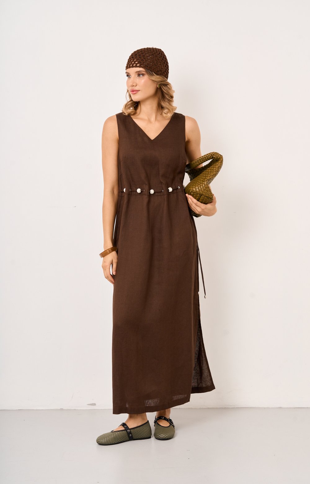 Платье МИШЕЛЬ 03406AA коричневый