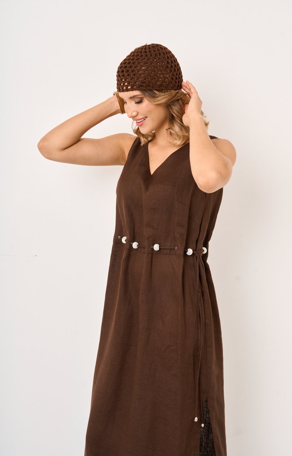 Платье МИШЕЛЬ 03406AA коричневый