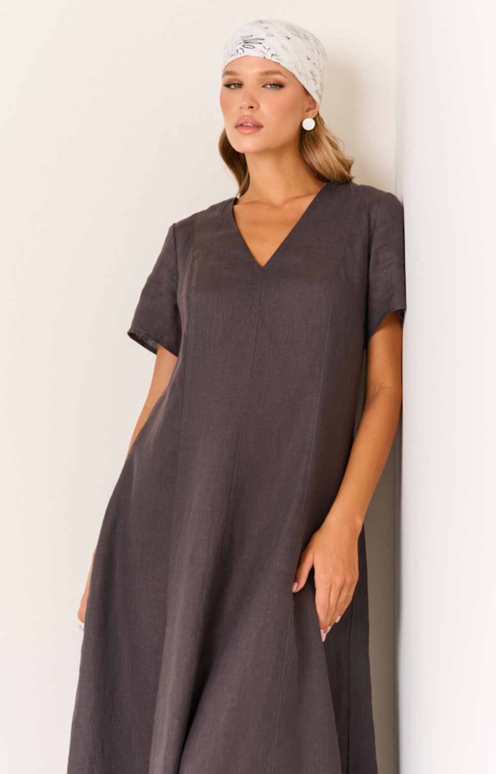 Платье ЛИМ 03528С серый