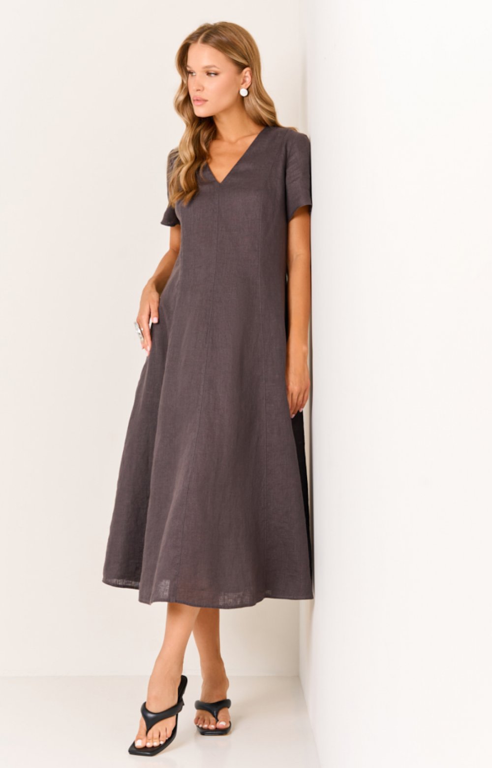 Платье ЛИМ 03528С серый