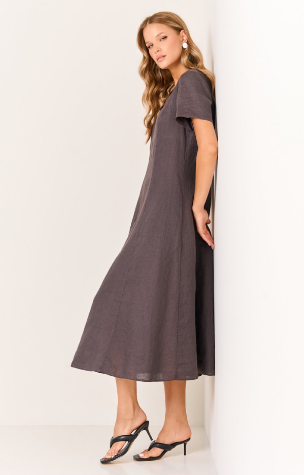 Платье ЛИМ 03528С серый